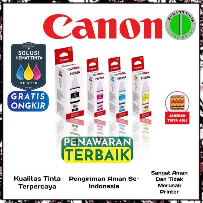 Tinta Canon GI-790 Original Printer Canon G1000 G2000 G3000 G4000