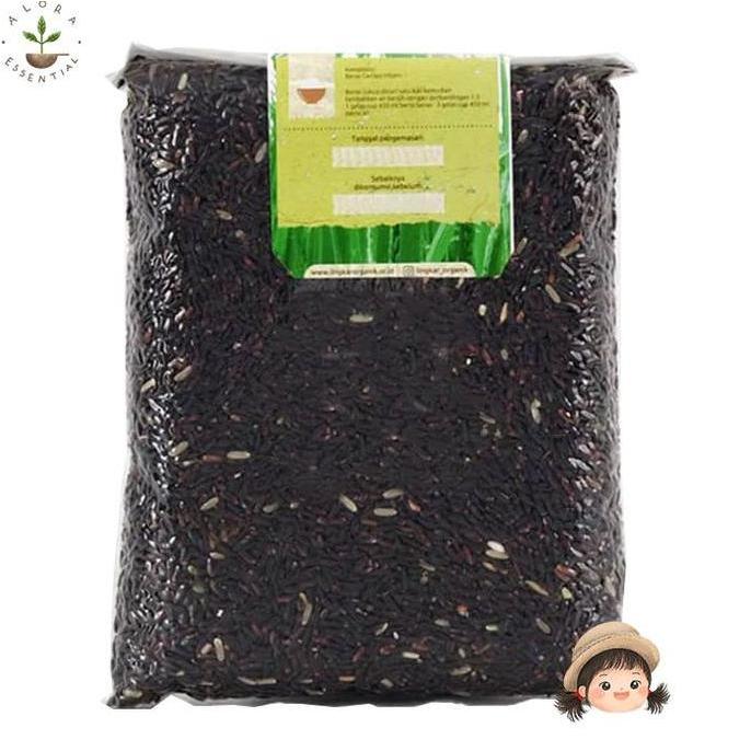 Rice- Lingkar Organik Beras Hitam 1 Kg - Beras Hitam Organik