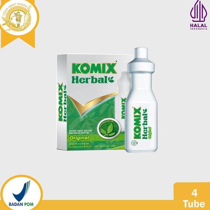 Komix Herbal Tube Botol / Obat Batuk