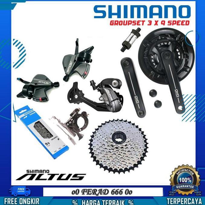Groupset 7/8/9 Speed Model Shimano Tourney/Altus/Alivio For MTB