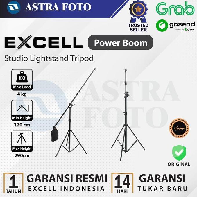 Light stand Excell Power Boom C Stand - Lightstand - Boom Stand Lampu studio
