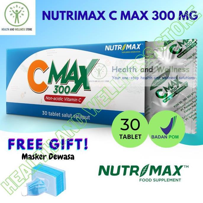 Fit- Nutrimax C Max Cmax 300 30 Tablet Salut Selaput
