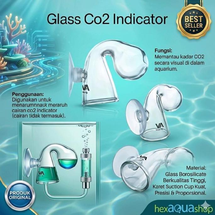 CO2 GLASS DROP CHECKER - CO2 INDICATOR
