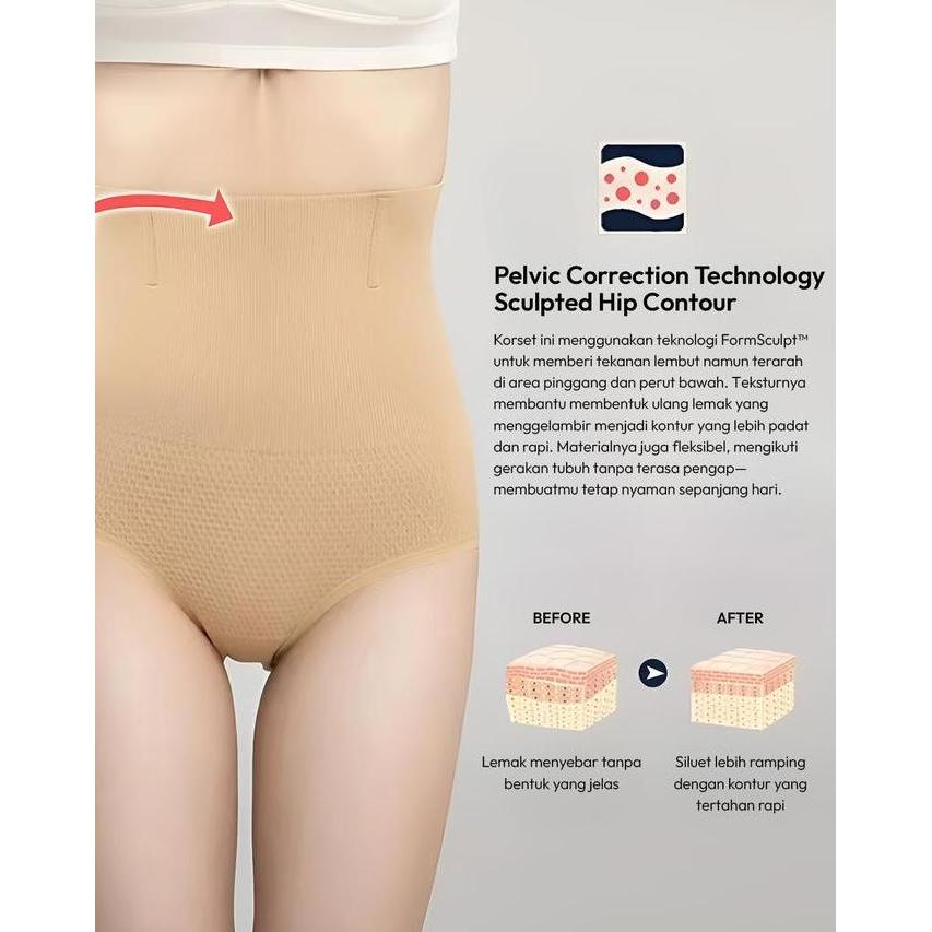 Elena Celana Korset Pelangsing Perut ET 046 - Body Shaping Slimming Panty