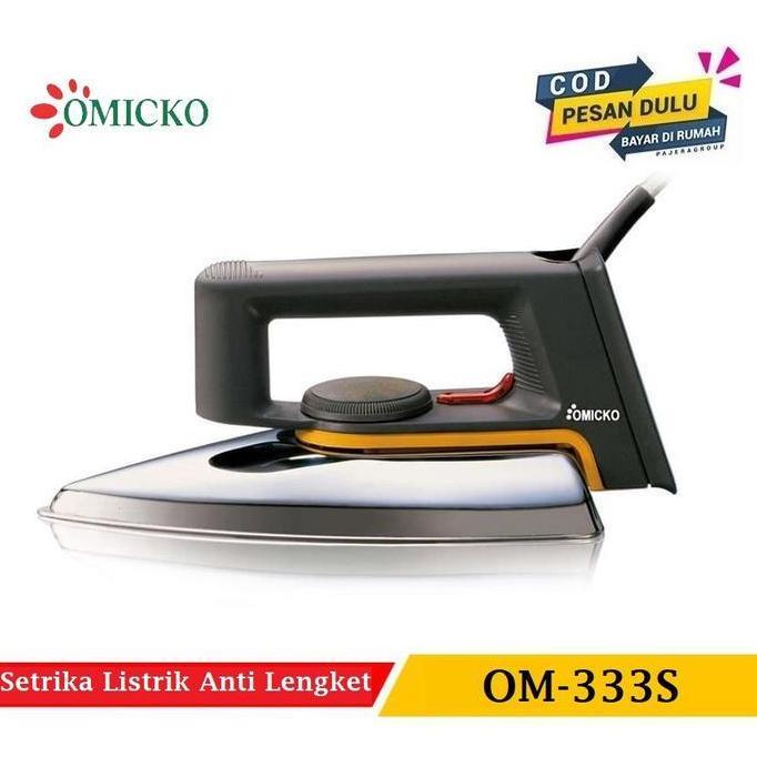 NIKO NK-333S / OMICKO OM-333 S Setrika Listrik Dry Iron NK 333 S Gosokan Baju TP