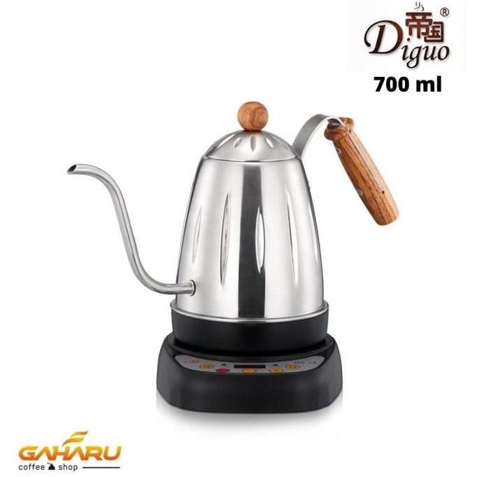 Kettle Leher Angsa Diguo 700 Ml Listrik Bisa Diatur Suhunya 1000 W