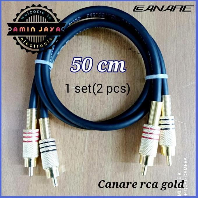 Promo Kabel Jack Rca Pendek-Kabel Rca Gold Cod