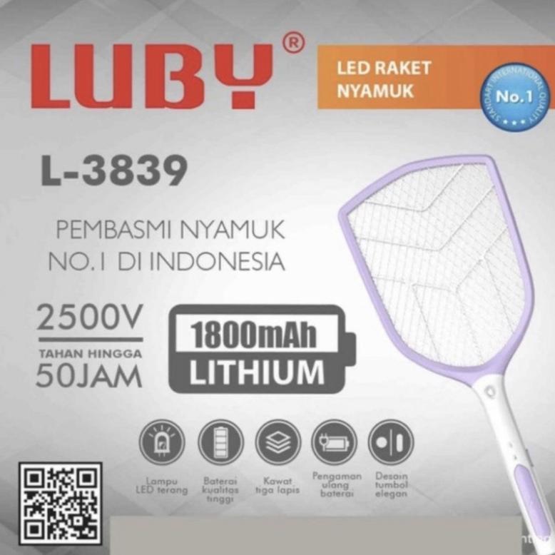diskon raket nyamuk luby 3839