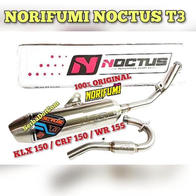 Knalpot Norifumi Noctus T3 Klx 150 Crf 150 WR 155 Stainless Ori not RV