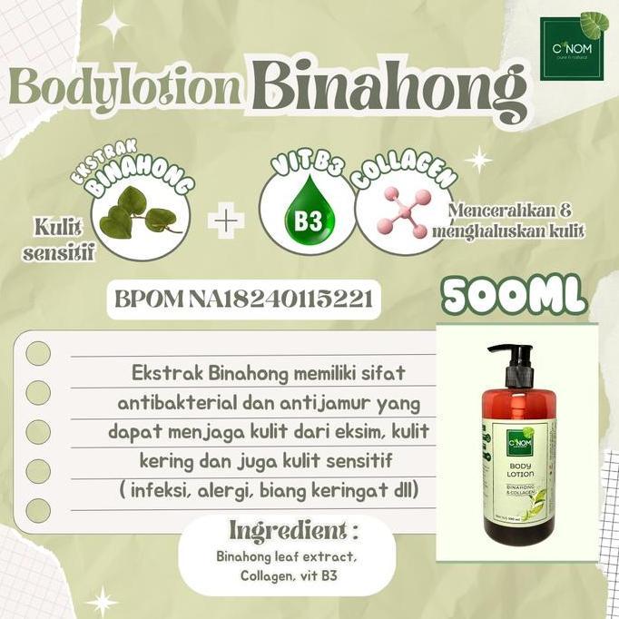 BODY LOTION binahong untuk kulit eksim atau kulit gatal