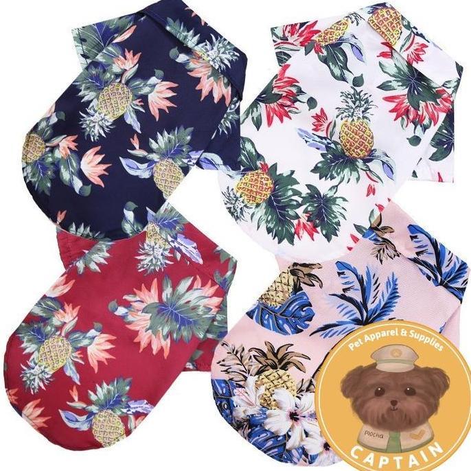 Baju Anjing Murah Lucu - Baju Untuk Anjing - Baju Pantai Hawaii