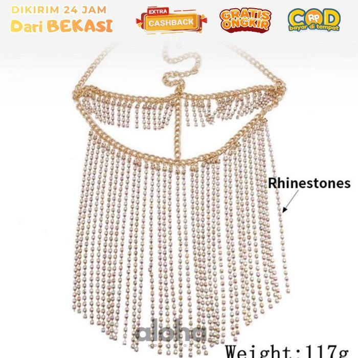 ALHM - Cadar Rantai Aksesoris Mahkota Cleopatra Emas Cadar Rantai Arabian Aksesoris Cleopatra
