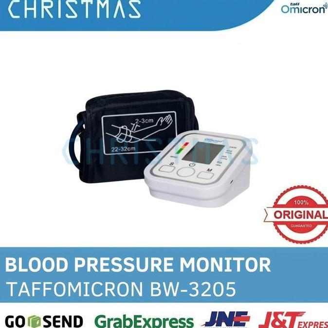 TaffOmicron BW-3205 Tensimeter Digital / Alat Tensi Pengukur Tekanan Darah Taff Omicron BW3205
