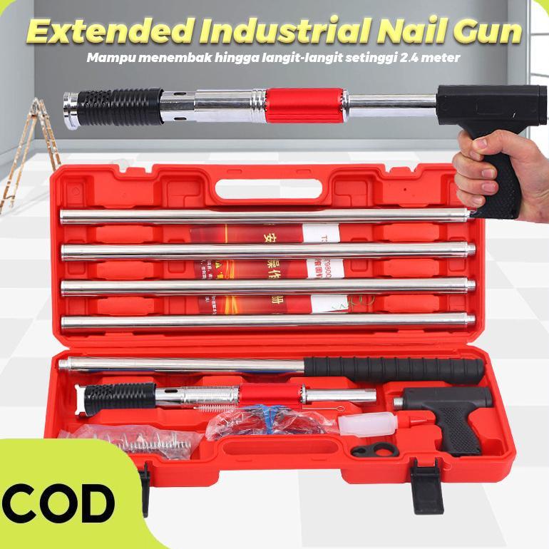 T1000 Mesin Stamp Alat Tembak/Extended Industrial Nail Gun/Heavy Duty Manual Steel Nail Gun/Rivet Gu