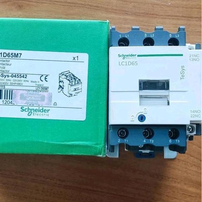 KONTAKTOR CONTACTOR LC1D65 M7 LC1D65M7 LC1D65 220V 3PHASE AC ( BODY BESAR )