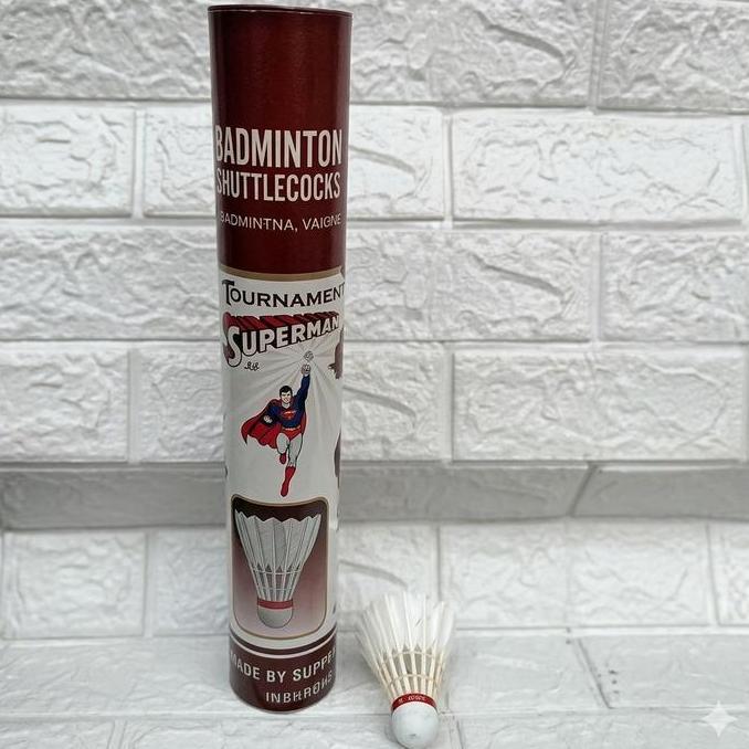 SHUTTLECOCK / KOK / COCK BADMINTON MIDO SUPERMAN COKLAT ORIGINAL TEGAL