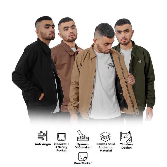 BREY Jaket Pria Flight Bomber Motor Rion Jacket CS
