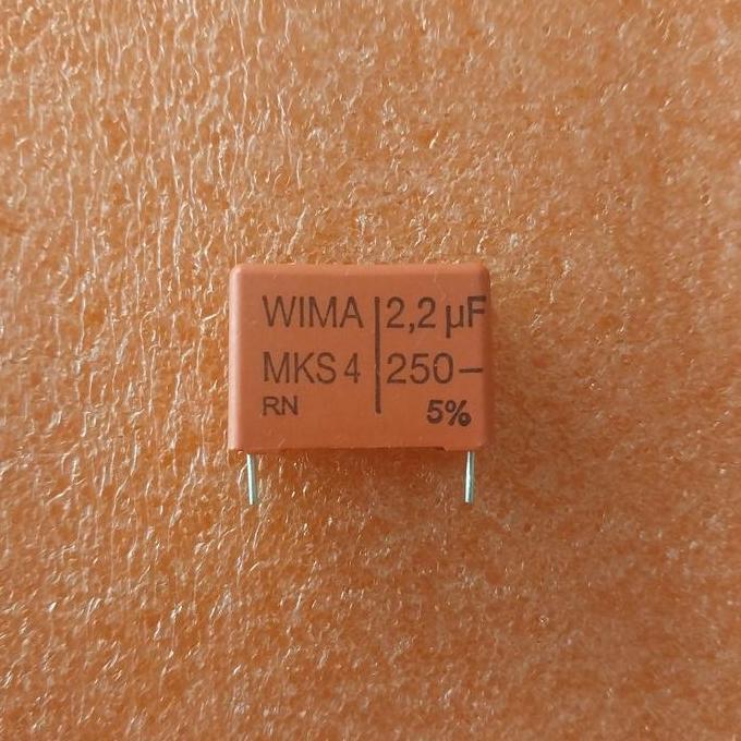 CAPACITOR KAPASITOR MKS 250V/VDC 2.2UF WIMA SD27