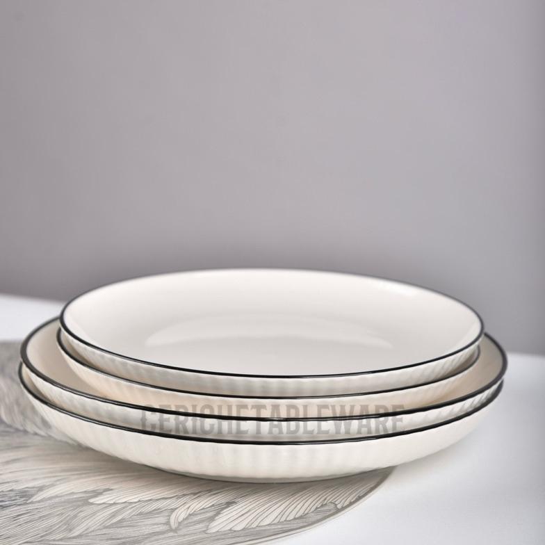 Termurah Ceriche Alma Plate Porcelain Ceramic / Piring Cafe Cantik / Piring Aesthetic / Aesthetic Pl
