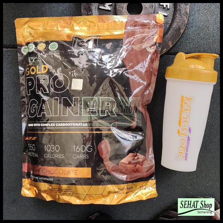 Terlaris Muscle First Gold Pro Gainer 6 Lbs Supplemen Fitness M1 Weight Mass Gainer M1 Pro Gainer M1