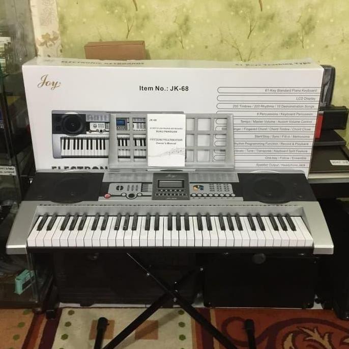 keyboard Piano ORGAN JOY JK 68 UNTUK PEMULA ORIGINAL MURAH