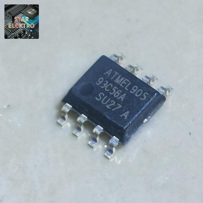 93C56A SOP-8 SMD AT93C56A 93C56 AT93C56 ATMEL MICROCHIP IC EEPROM MEMORY SPI SERIAL 4KBIT 2MHZ SE27