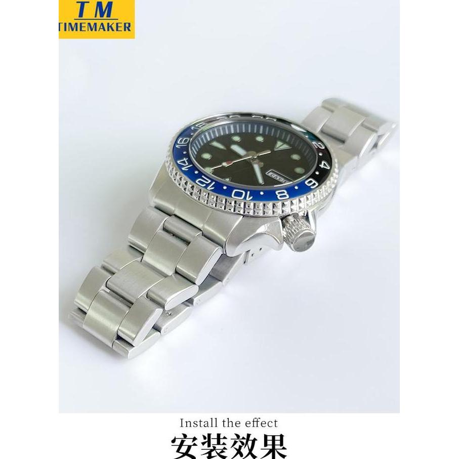 Seiko Oyster Stainless Steel Bracelet High Quality 22mm Bisa dipakai untuk: Seiko SKX007 series mode