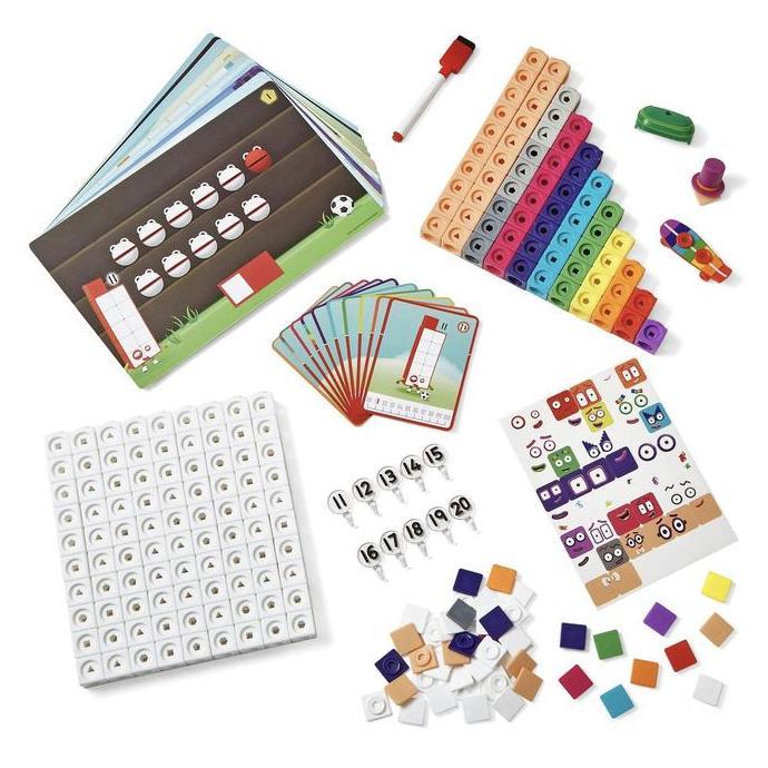 Hand2Mind Numberblocks MathLink Cubes 1120 Activity Set