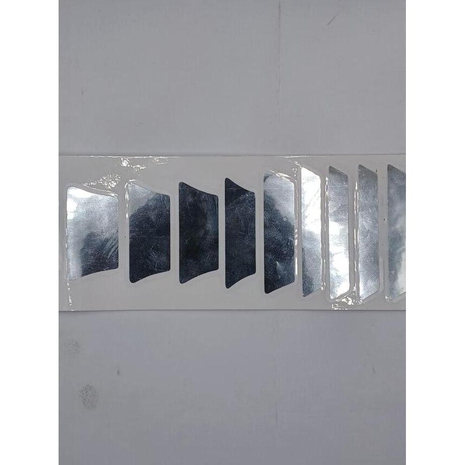 Inlay Stiker Sticker Decal Fretboard Gitar Markers Trapezoid Silver