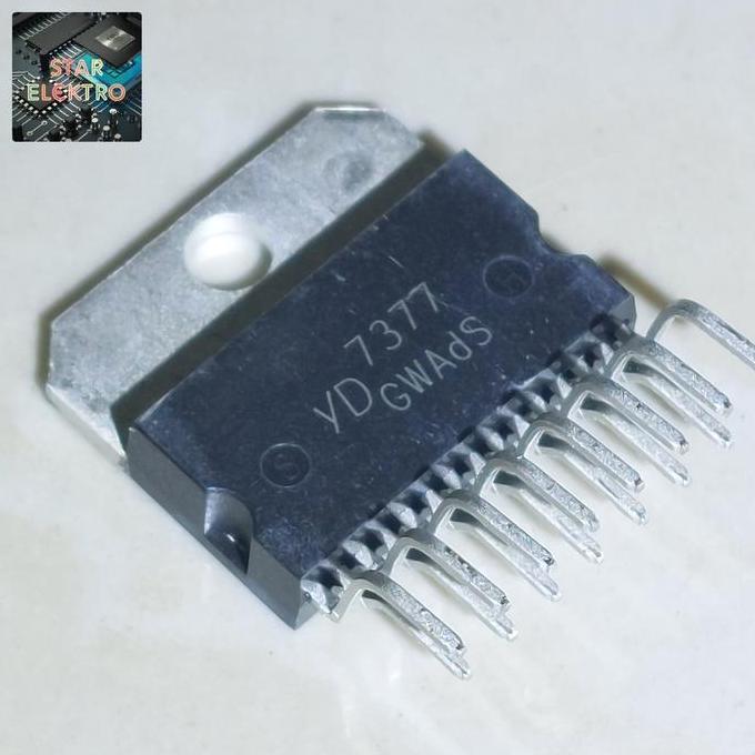 YD 7377 ZIP-15 YD7377 2X30W IC DUAL QUAD POWER AMPLIFIER YOUDA YO AUDIO KOMPONEN YO7377 SE27