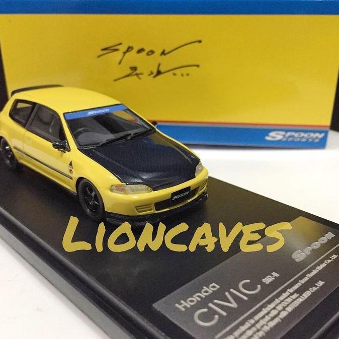 Promo Spoon Sport Honda Civic Sir-Ii - Eg6 Diecast - 1:43 Original