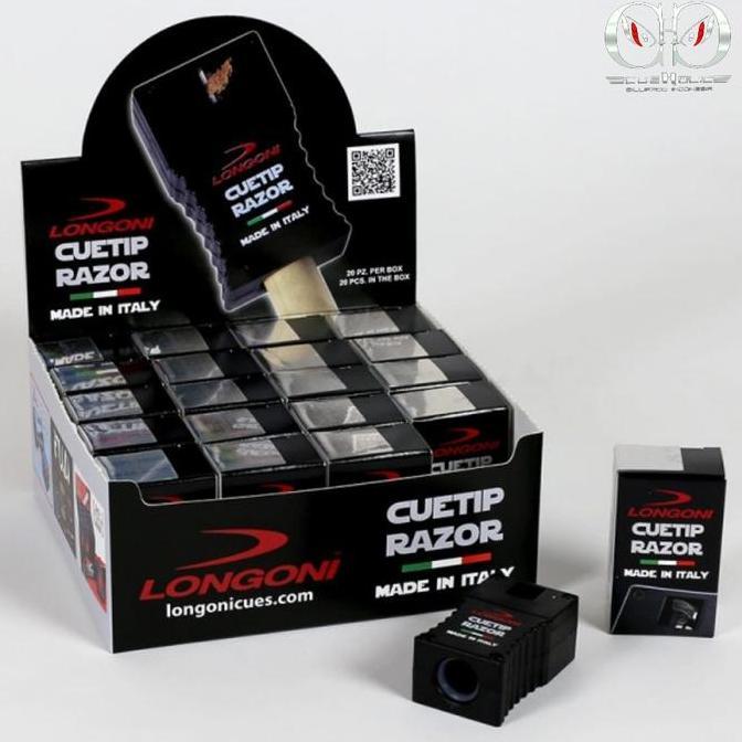 LONGONI CUE TIP RAZOR - Rautan Tip Stik Biliar