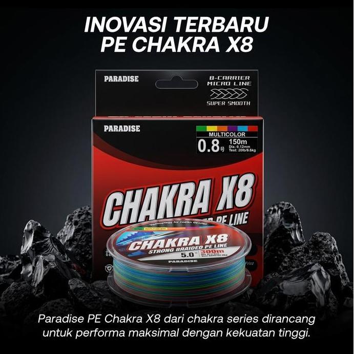 BUNDLING Reel Pancing Paradise WAR WR 2000-3000+ Senar PE Chakra X8 150m Multicolor | Spinning Reel 
