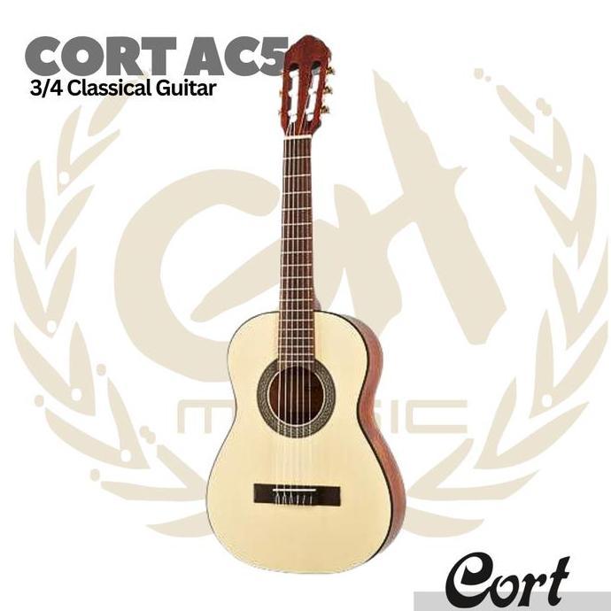 CORT AC50 1/2 Junior Acoustic Classic Nylon Guitar | Gitar Nilon