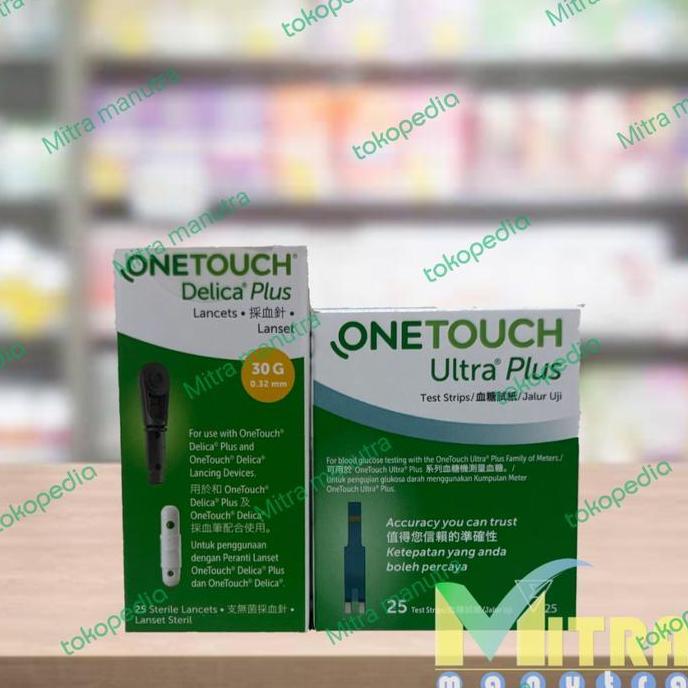 Best seller ONETOUCH ULTRA PLUS 25 STRIP Terlaris