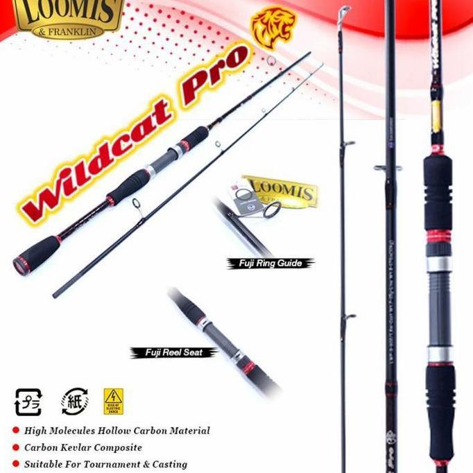 joran loomis wildcat pro 180 210 240 joran carbon laut