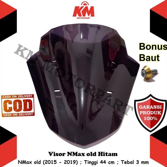 Promo Visor Windshield Variasi Motor Nmax Old N Max 2015 2016 2017 2018 2019 Tebal 3 Mm Bahan Mika A