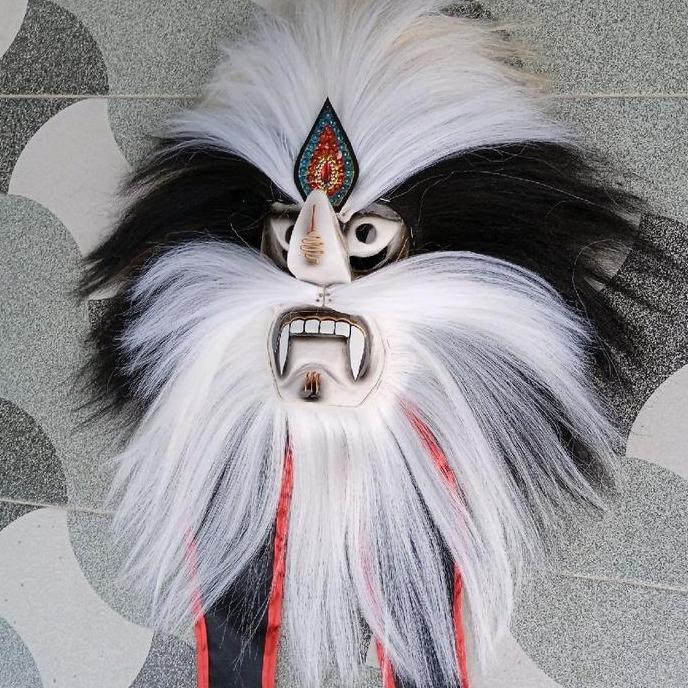 ganongan,topeng ganong,ganongan muka putih