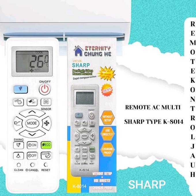 Remote AC SHARP INVERTER ALL TIPE