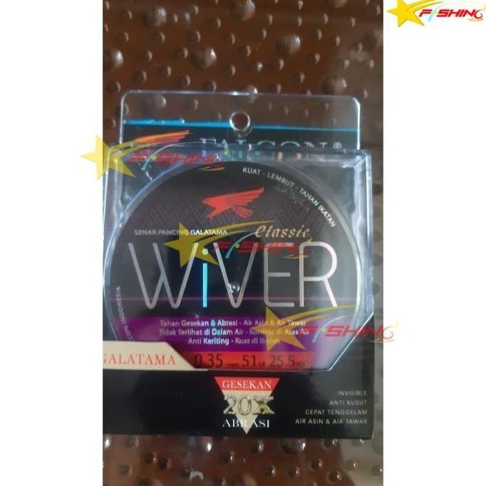Senar Benang Tali Pancing Falcon WIVER 150 Meter / GALATAMA Kuat Terla Umpan