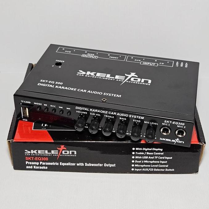 Gerr- Parametrik Preamp Equalizer Karaoke Bluetooth Eq300