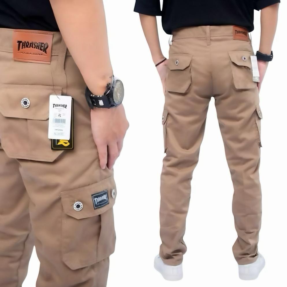 NEW CELANA CARGO PANJANG, CELANA CARGO ORIGINAL, CELANA CARGO THRASHER PREMIUM QUALITY SIZE 27-38