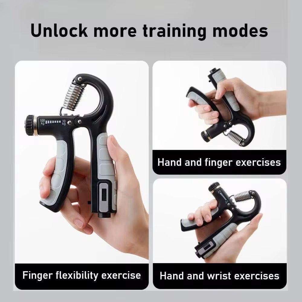 Handgrip Hand Grip Adjustable 10-100Kg Hitung Otomatis With Counter 10 - 100 Kg