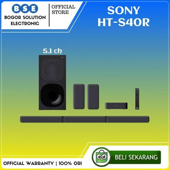 SOUNDBAR SONY HT S40R 5.1CH HOME CINEMA HT S40 SONY BLUETOOTH SOUNDBAR MURAH