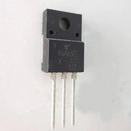 K6A65D K6A65 TK6A65D MOSFET SILICON N-CHANNEL TO-220F 6A 650V SE27
