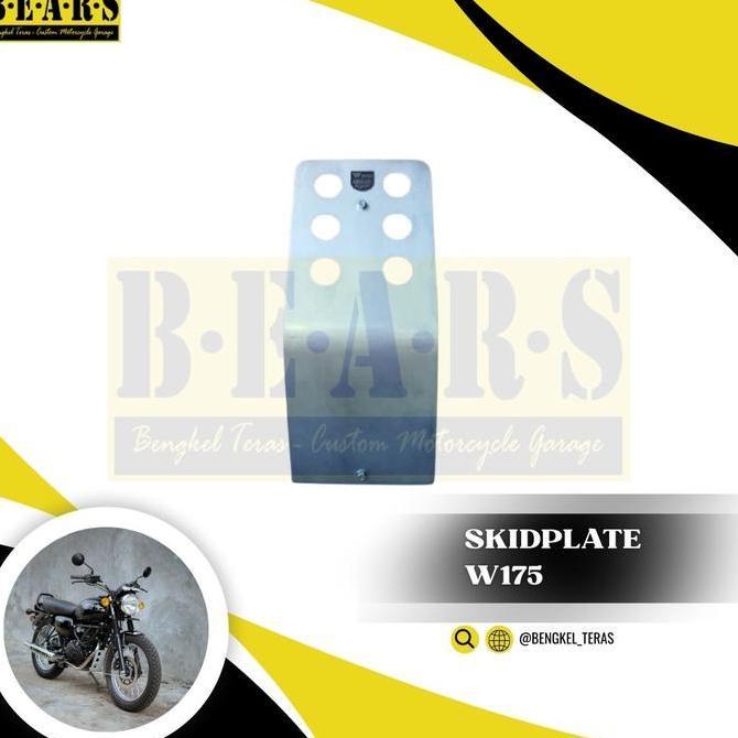 kawasaki W175 Skidplate Custom Engine guard mud guard