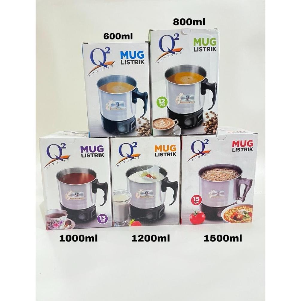 New Teko Mug Pemanas Air Mini Listrik Elektric Heating Cup Stainless