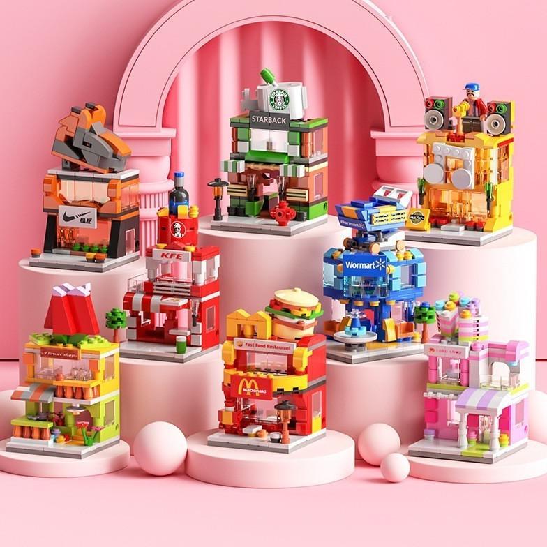 BIG SALE T&Y Mainan Blok Seri Franchise Model Mainan Edukasi Mainan Bricks Anak Nano Block Kartun Mi
