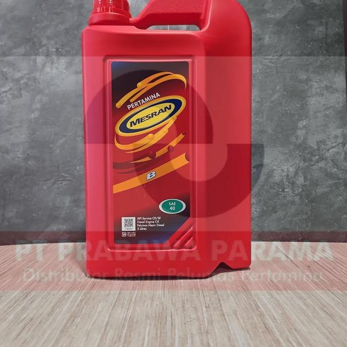 Pertamina Mesran B40 5 Liter/1 Galon - Oli Mobil Diesel