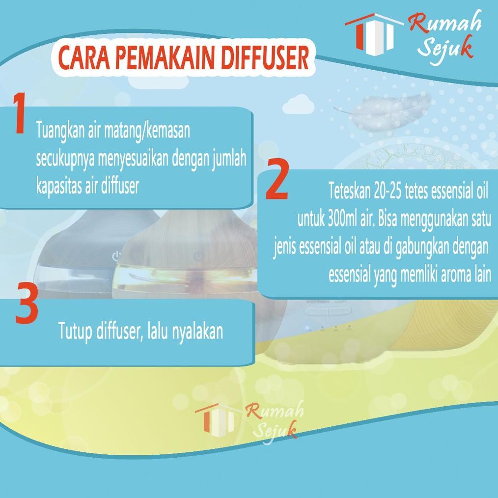 BEST DEALS RS - Air Humidifier Diffuser Aromaterapi Alat Pengharum Ruangan Difuser Disfuser Unik Luc